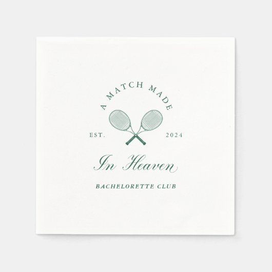 天国バチェロレッテ スタンダードカクテルナプキン (正面)