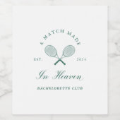 天国バチェロレッテ ワインラベル (シングルラベル)