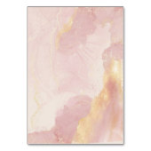 天国ピンク色の結婚テーブル番号 テーブルナンバー (裏面)