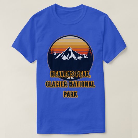 天国ピークグレイシャーナショナルパーク Tシャツ (デザイン正面)