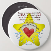 天国ボタンからの義母 缶バッジ (正面&裏面)