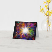 天国モダンクリスチャン抽象芸術アートの色 カード (黄色い花)