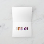 天国モダンクリスチャン抽象芸術アートの色 カード (内部)