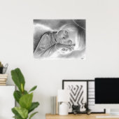 天国リトルエンジェルポスター ポスター (ホームオフィス)