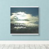 天国光 キャンバスプリント (インサイチュ (ウッドフロア))