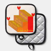 天国切削ボードへの3ステップ 鍋敷き (正面/裏面)