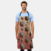 天国及び地獄オールオーバープリントエプロン エプロン (着用した状態)