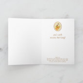 天国及び自然がヤマウズラのナシ木を歌うようにして下さい シーズンカード (内部)