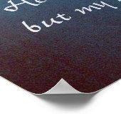 天国地球は通過する遠くに ポスター (角)