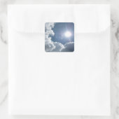 天国待ち(2)ステッカー スクエアシール (バッグ)