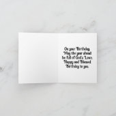 天国恵みエンジェルグリーティングカード カード (内部)