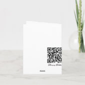 天国悔やみや弔慰グリーティングカード カード (裏面)