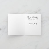 天国悔やみや弔慰グリーティングカード カード (内部)