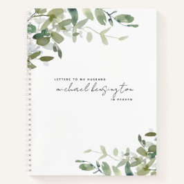 天国悲嘆ジャーナルの夫への手紙 ノートブック