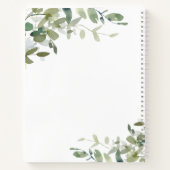 天国悲嘆ジャーナルの夫への手紙 ノートブック (裏面)