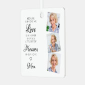 天国愛の思い出の人3 Photo Memorial メタルオーナメント (正面左)