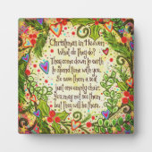 天国感動的かわいらし フォトプラーク (正面)