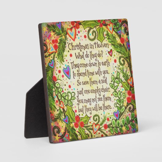 天国感動的かわいらし フォトプラーク (正面)