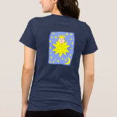 天国素晴らしに奇妙な印が現れた。 トライブレンドＴシャツ (裏面)