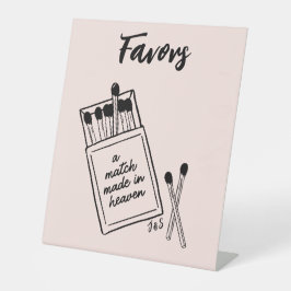 天国結婚式の引き出物台座標識 台座サイン