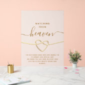 天国結婚記念碑からの眺め アクリルサイン (ウェディング)