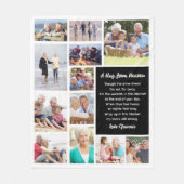 天国記念館の抱擁 フリースブランケット (正面)