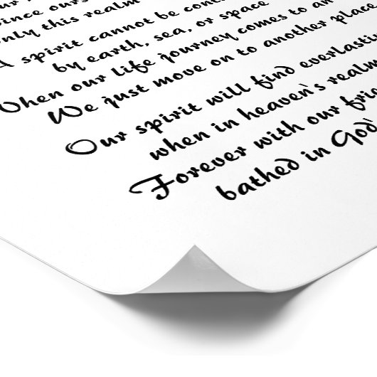 天国詩 ポスター (角)