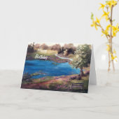 天国誕生日カード カード (黄色い花)