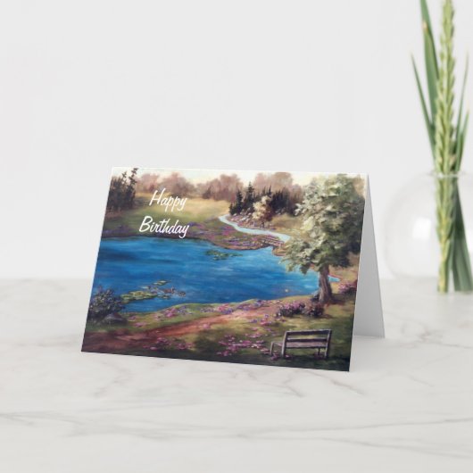 天国誕生日カード カード (正面)