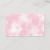 天国送信おむつラッフルチケット | ピンク エンクロージャーカード (裏面)