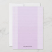 天国送信エンジェルウィングスベビーシャワー招待状 招待状 (裏面)