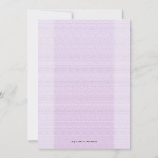 天国送信エンジェルウィングスベビーシャワー招待状 招待状 (裏面)