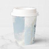 天国送信クラウドスカイボーホーアーチベイビーシャワー 紙コップ (右)