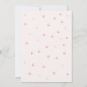 天国送信ベアーベイビーシャワー招待状 招待状 (裏面)