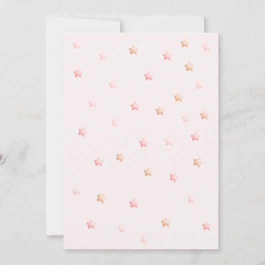 天国送信ベアーベイビーシャワー招待状 招待状 (裏面)