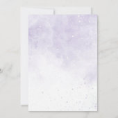 天国送信ベビーシャワーパープル 招待状 (裏面)