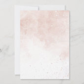 天国送信ベビーシャワーピンク 招待状 (裏面)