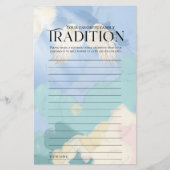 天国送信ベビーシャワー家族の伝統 (正面)