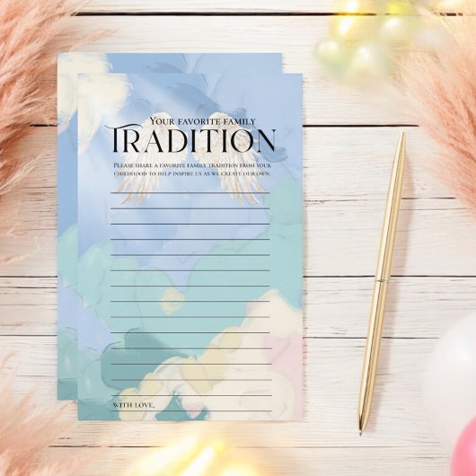 天国送信ベビーシャワー家族の伝統