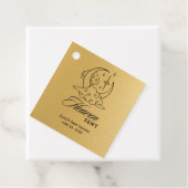 天国送信ベビーシャワー金ゴールド月星 フェイバータグ (インサイチュ)