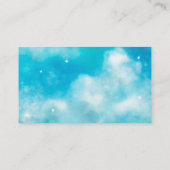 天国送信済みボーイおむつラッフルチケット エンクロージャーカード (裏面)