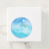 天国送信金ゴールドハローベビーシャワーブルー フェイバータグ (インサイチュ)