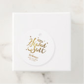 天国送信金ゴールドハローベビーシャワー金ゴールドグリッター フェイバータグ (インサイチュ)