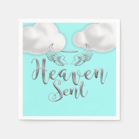 天国送信 スタンダードカクテルナプキン (正面)