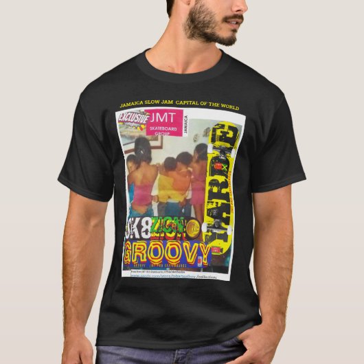 天国過ぎ。ベーシックダークTシャツ Tシャツ (正面)
