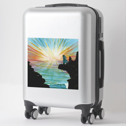 天国門 シール (スーツケース)