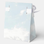 天国雲の小さなカスタムピース赤ちゃんシャワー フェイバーボックス (裏面)