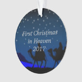天国2017年の初めてのクリスマス オーナメント (正面)