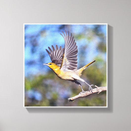 天国 キャンバスプリント (正面)