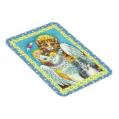 天国、ハロー、ウィングスのネコとネズミの天使 マグネット (右側)